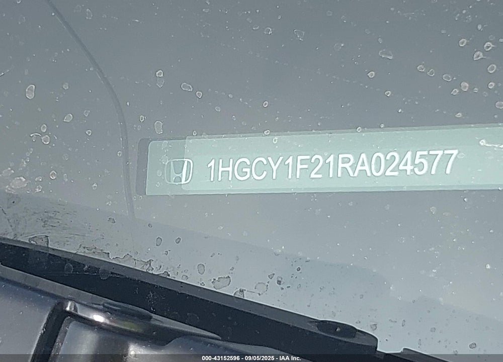 2024 HONDA ACCORD LX VIN: 1HGCY1F21RA024577