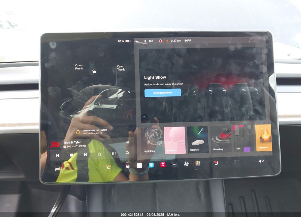 2021 TESLA MODEL Y LONG RANGE DUAL MOTOR ALL-WHEEL DRIVE VIN: 5YJYGDEE9MF173288