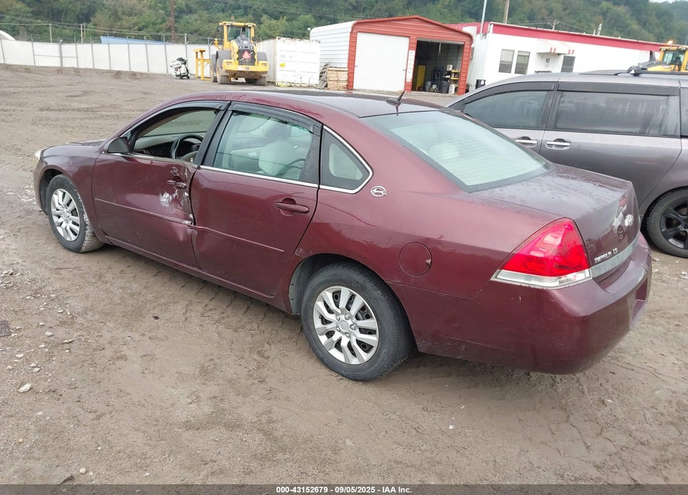 2007 CHEVROLET IMPALA VIN: 2G1WB58KX79406092