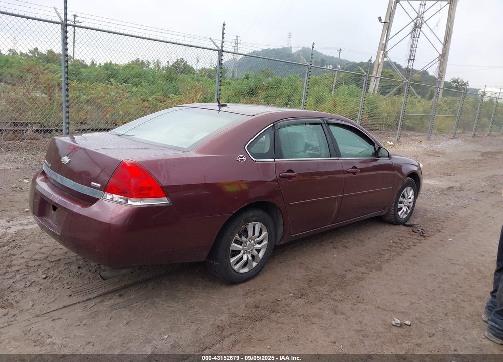2007 CHEVROLET IMPALA VIN: 2G1WB58KX79406092
