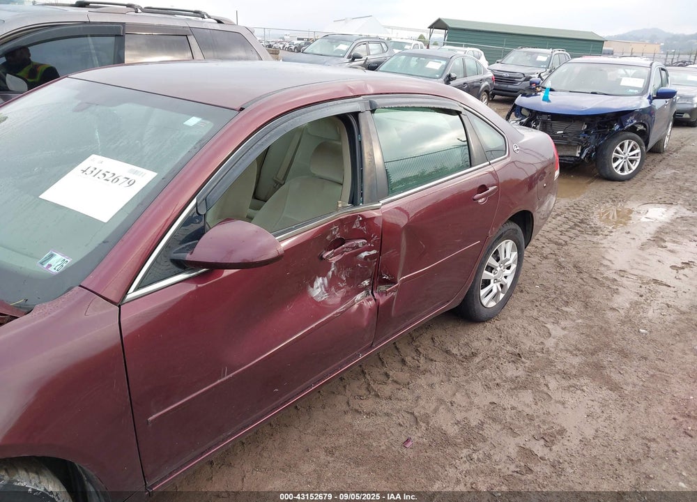 2007 CHEVROLET IMPALA VIN: 2G1WB58KX79406092