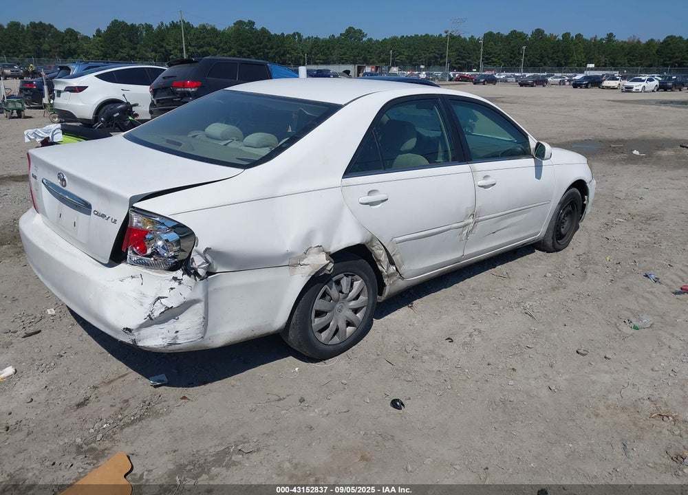 2005 TOYOTA CAMRY VIN: 4T1BE32K45U530462