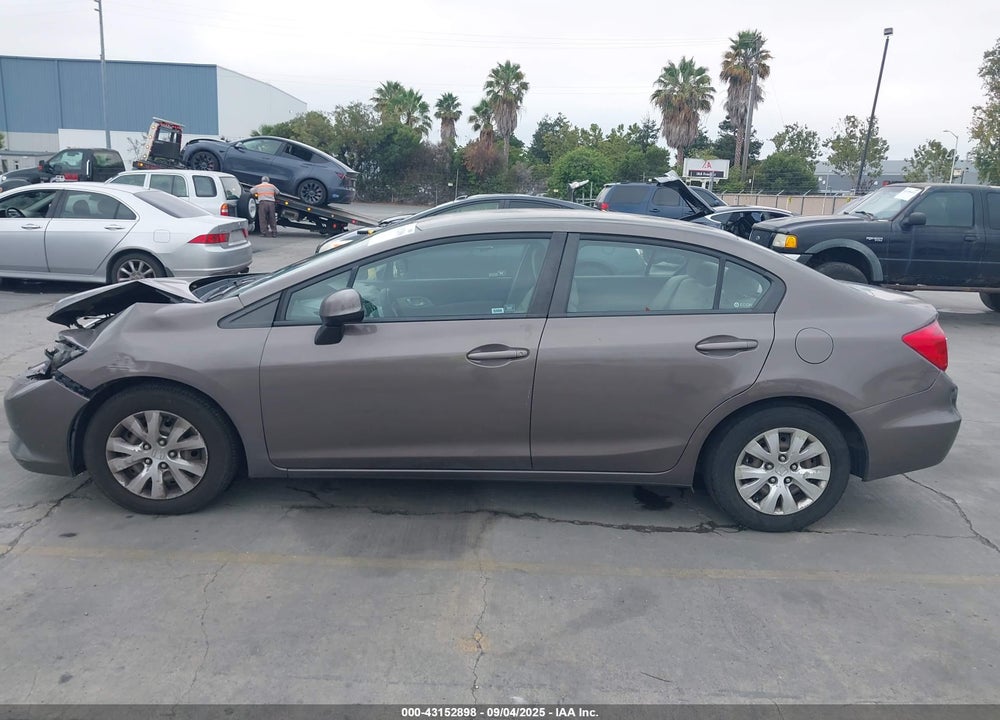 2012 HONDA CIVIC VIN: 2HGFB2F54CH549141