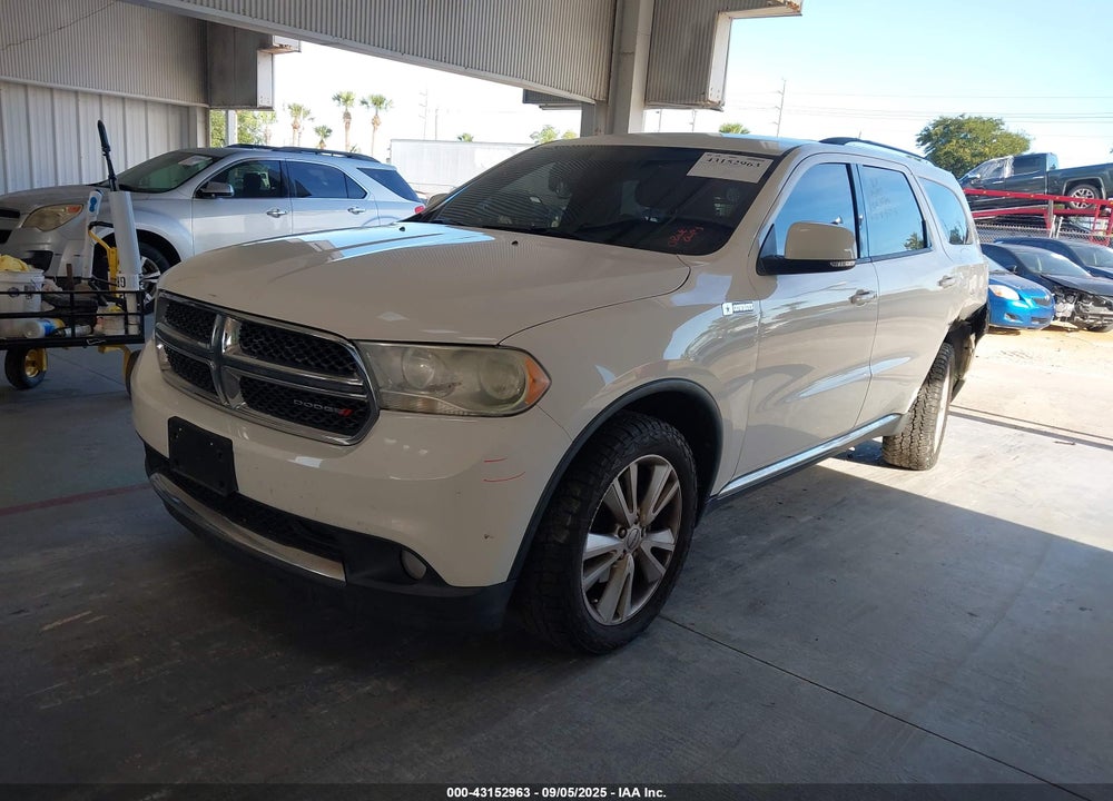2012 DODGE DURANGO VIN: 1C4RDJDG4CC247808