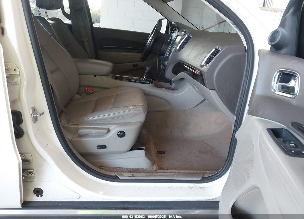 2012 DODGE DURANGO VIN: 1C4RDJDG4CC247808
