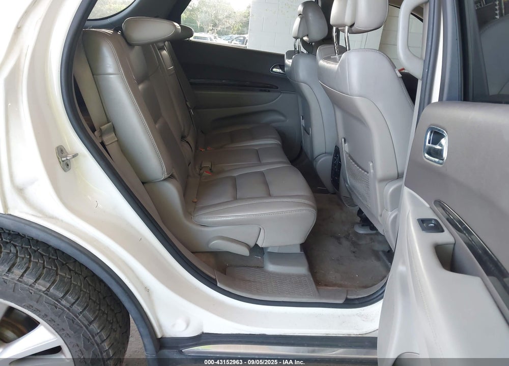 2012 DODGE DURANGO VIN: 1C4RDJDG4CC247808