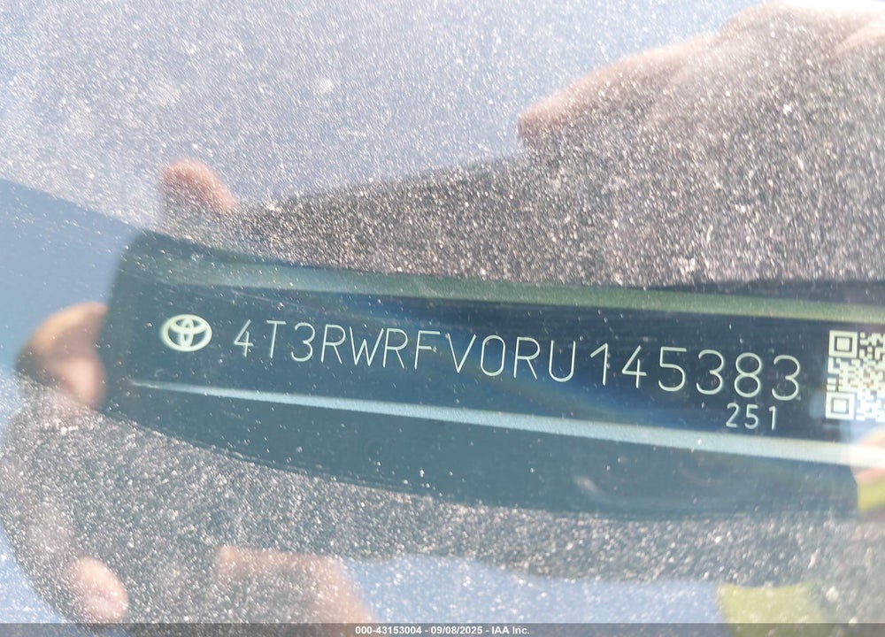 2024 TOYOTA RAV4 HYBRID XLE VIN: 4T3RWRFV0RU145383