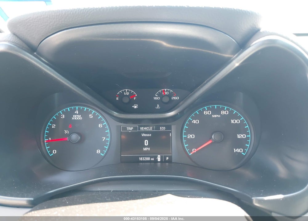 2019 CHEVROLET COLORADO VIN: 1GCHSBEA9K1321980
