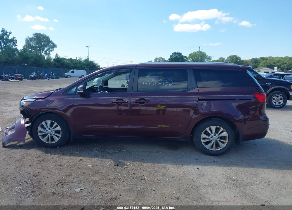 2016 KIA SEDONA LX VIN: KNDMB5C14G6200187