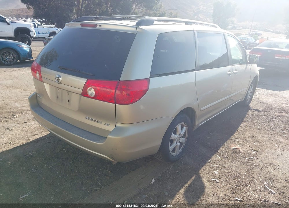 2008 TOYOTA SIENNA LE VIN: 5TDZK23C78S189287