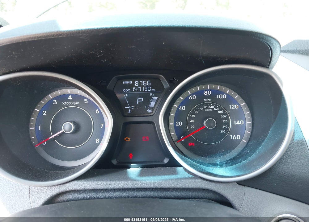 2013 HYUNDAI ELANTRA VIN: KMHDH4AE3DU572606