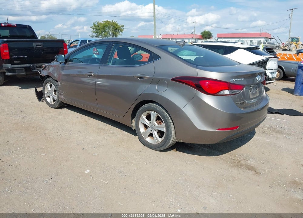 2016 HYUNDAI ELANTRA VALUE EDITION VIN: 5NPDH4AE9GH691327