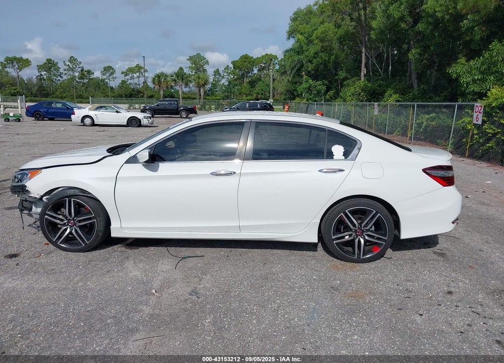 2016 HONDA ACCORD SPORT VIN: 1HGCR2F59GA165763