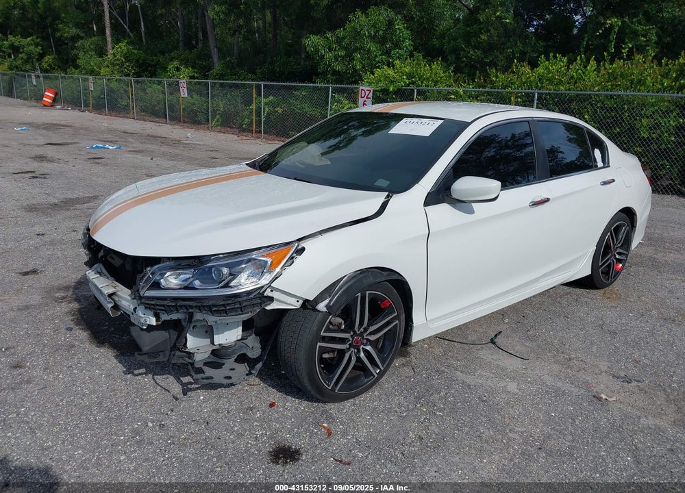 2016 HONDA ACCORD SPORT VIN: 1HGCR2F59GA165763