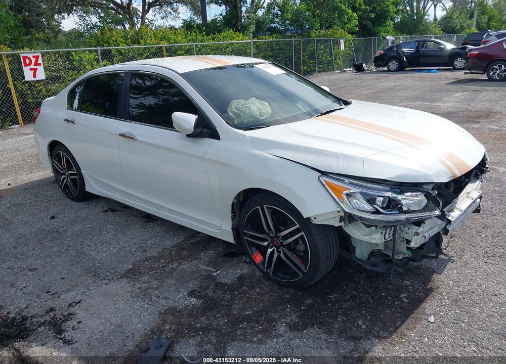 2016 HONDA ACCORD SPORT VIN: 1HGCR2F59GA165763