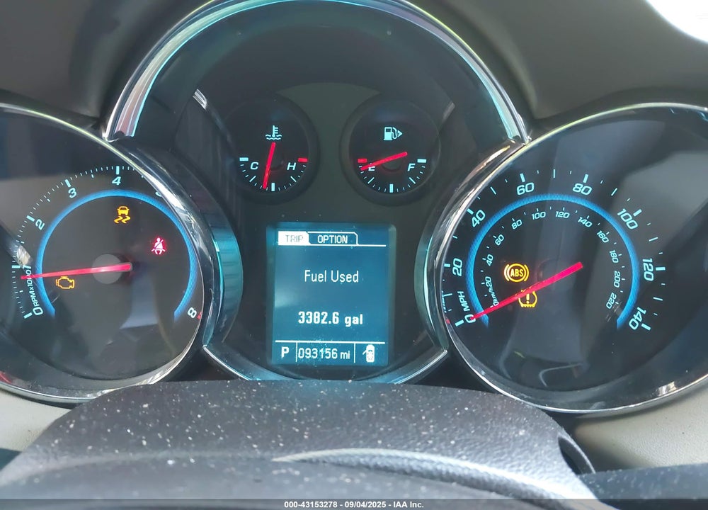 2015 CHEVROLET CRUZE VIN: 1G1PE5SB2F7166296