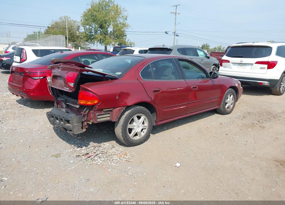 2003 OLDSMOBILE ALERO GL1 VIN: 1G3NL52F53C204565