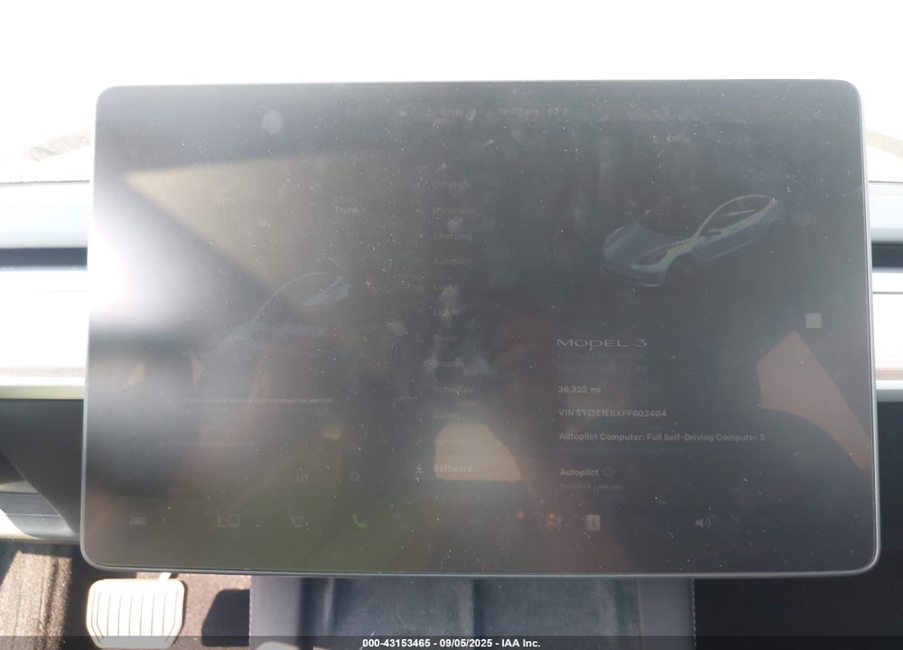 2023 TESLA MODEL 3 VIN: 5YJ3E1EBXPF603404