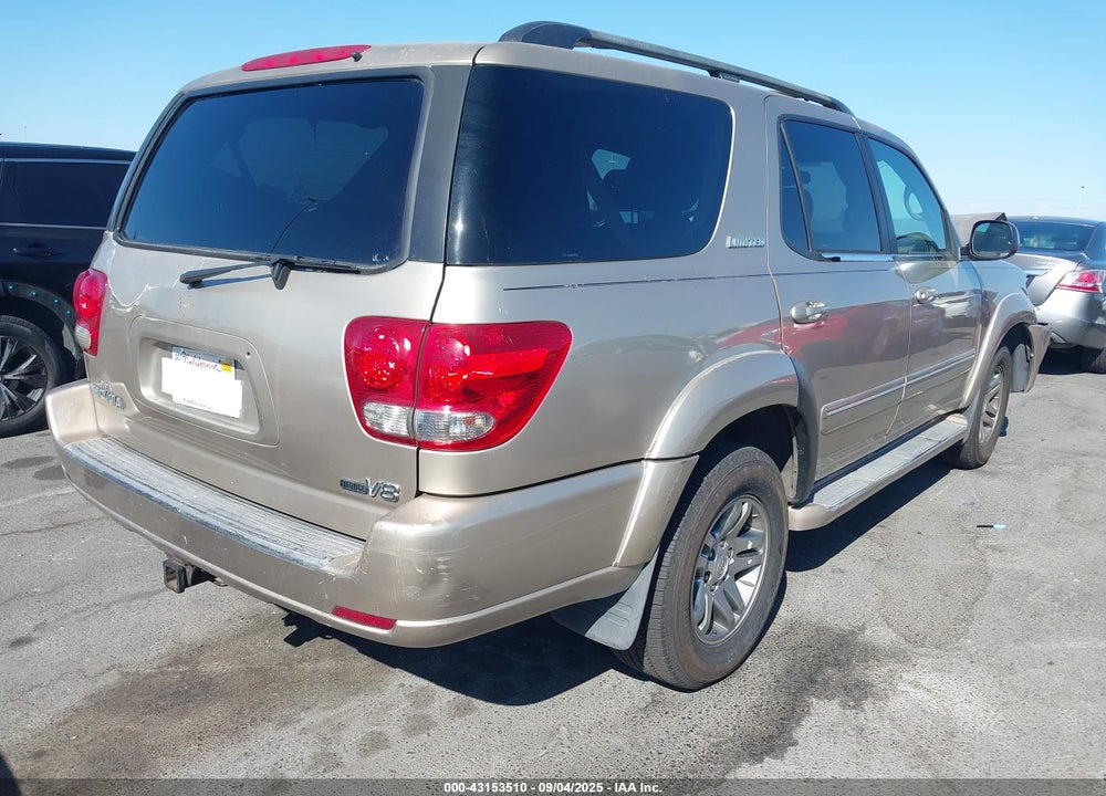 2005 TOYOTA SEQUOIA LIMITED V8 VIN: 5TDZT38A65S259836