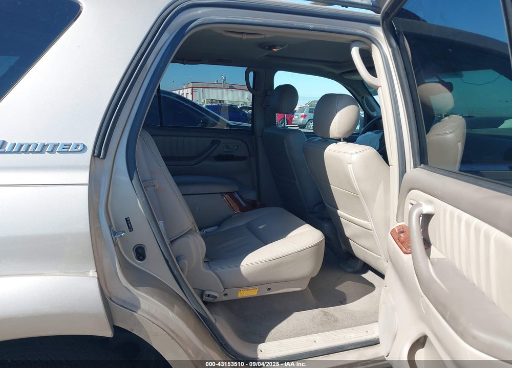 2005 TOYOTA SEQUOIA LIMITED V8 VIN: 5TDZT38A65S259836