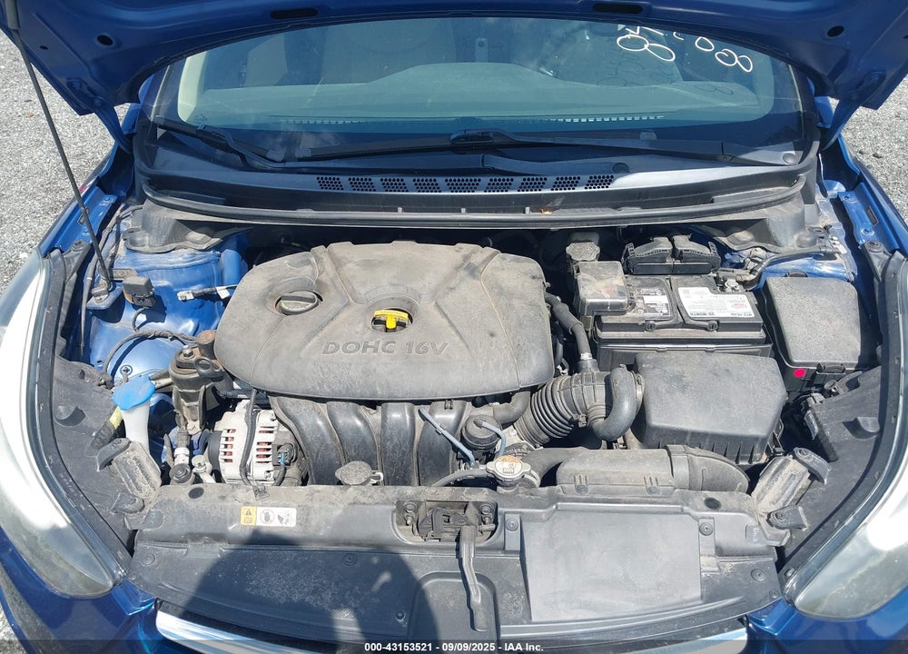 2016 HYUNDAI ELANTRA VIN: 5NPDH4AE9GH705274