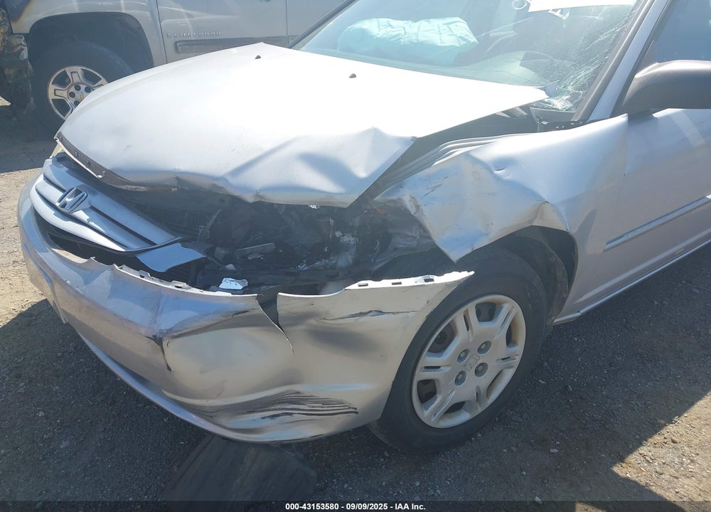 2002 HONDA CIVIC LX VIN: 1HGES16552L018196
