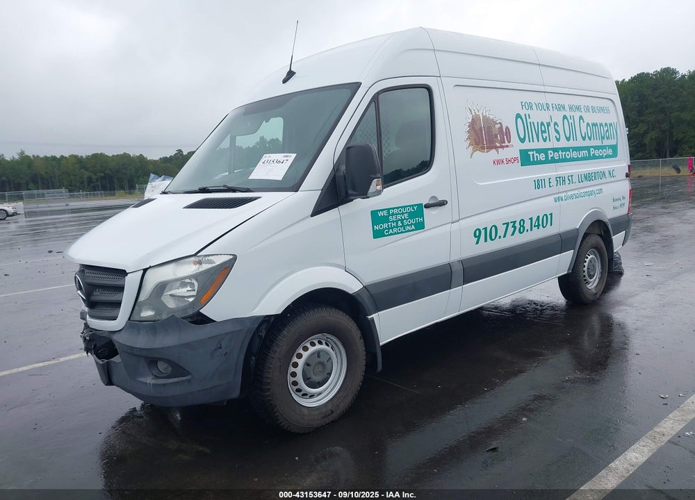 2017 MERCEDES-BENZ SPRINTER 2500 STANDARD ROOF V6 VIN: WD3PE7CD1HP534015