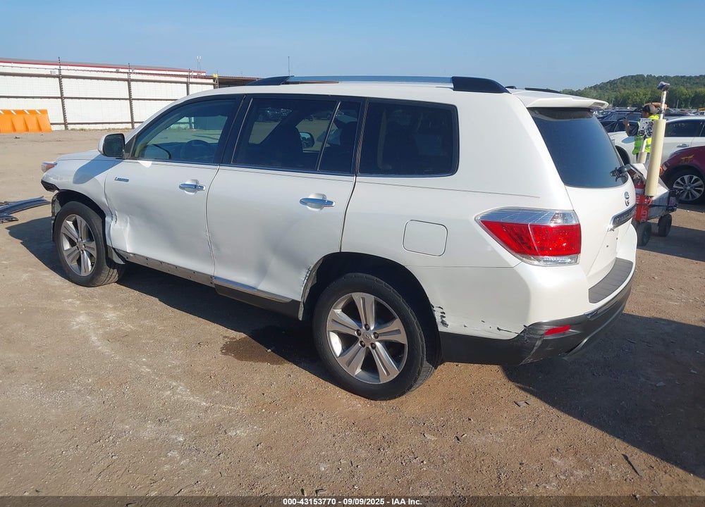 2013 TOYOTA HIGHLANDER LIMITED V6 VIN: 5TDDK3EH0DS207874