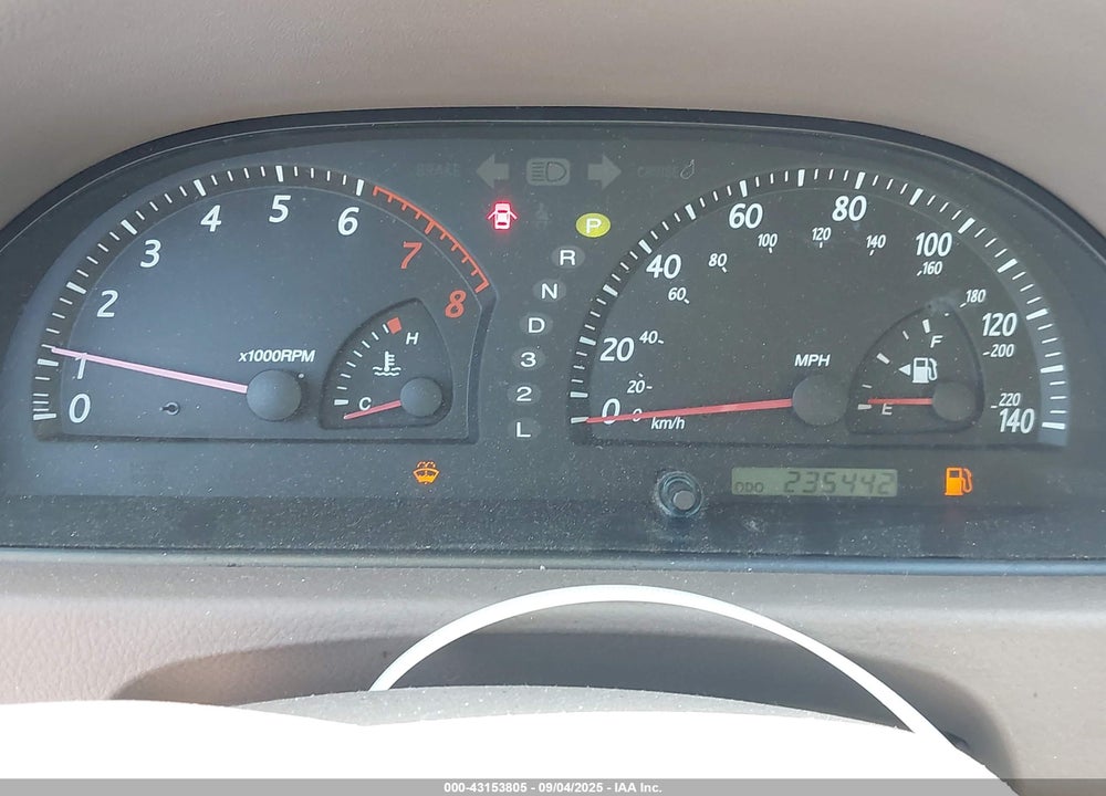 2004 TOYOTA CAMRY XLE V6 VIN: 4T1BF32K64U069325