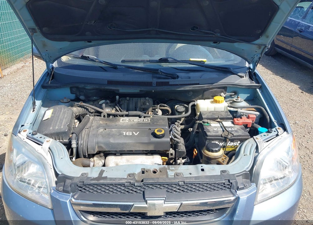 2007 CHEVROLET AVEO LS VIN: KL1TD56697B132240