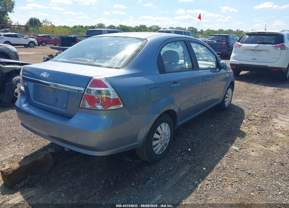 2007 CHEVROLET AVEO LS VIN: KL1TD56697B132240