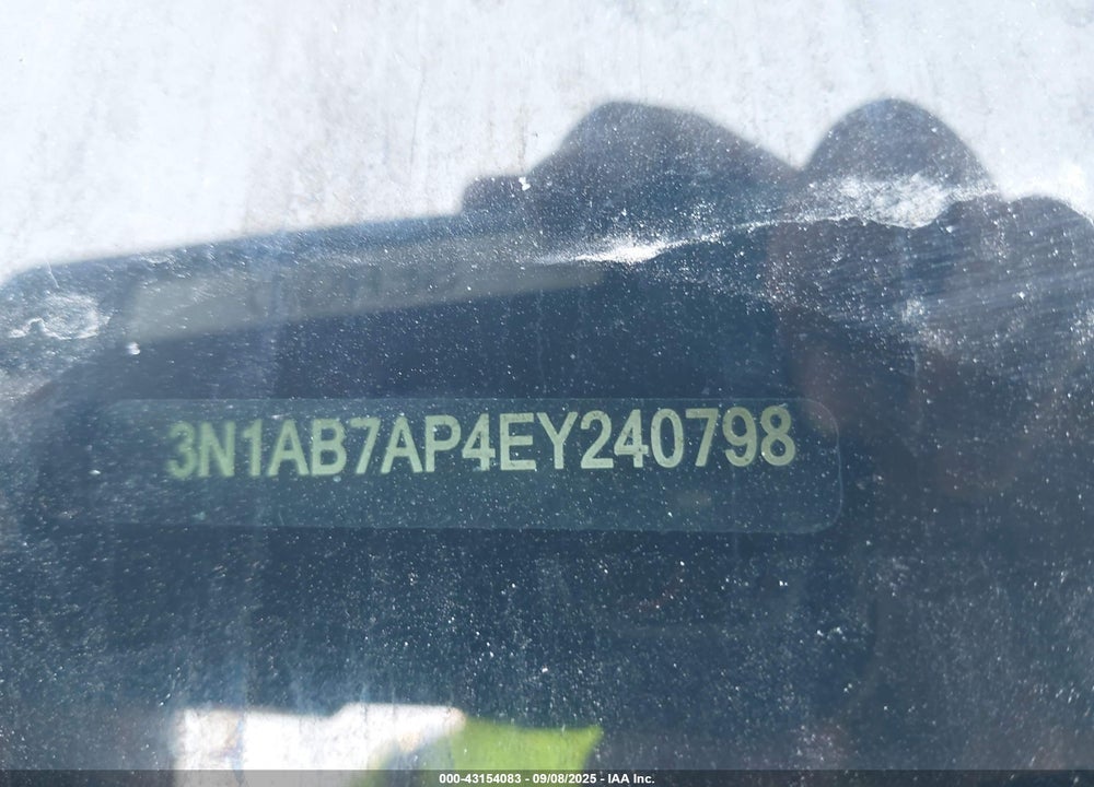 2014 NISSAN SENTRA VIN: 3N1AB7AP4EY240798