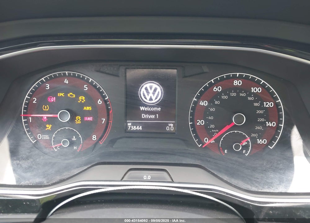 2019 VOLKSWAGEN JETTA VIN: 3VWC57BU7KM122147