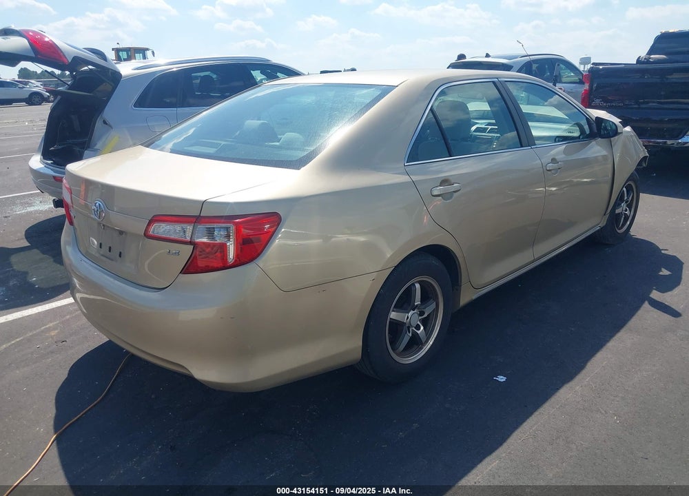 2012 TOYOTA CAMRY VIN: 4T1BF1FK4CU003014