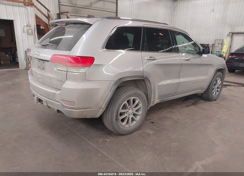 2014 JEEP GRAND CHEROKEE LIMITED VIN: 1C4RJFBG1EC422639