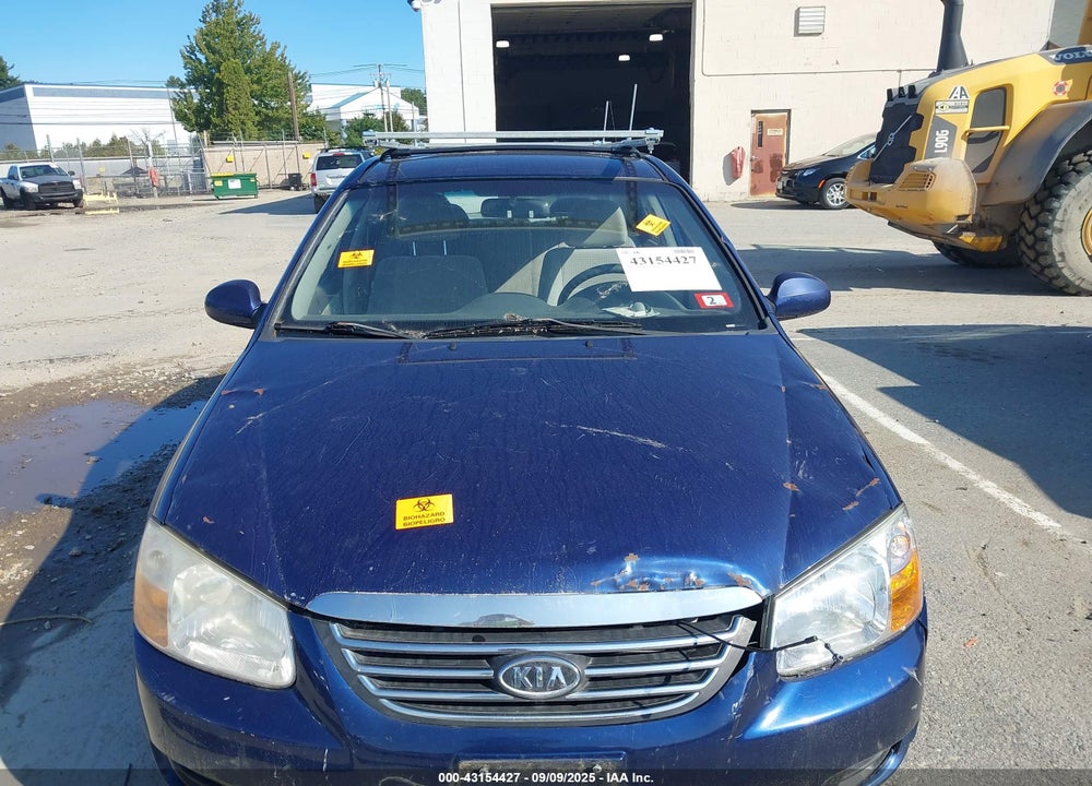 2008 KIA SPECTRA VIN: KNAFE122485577450