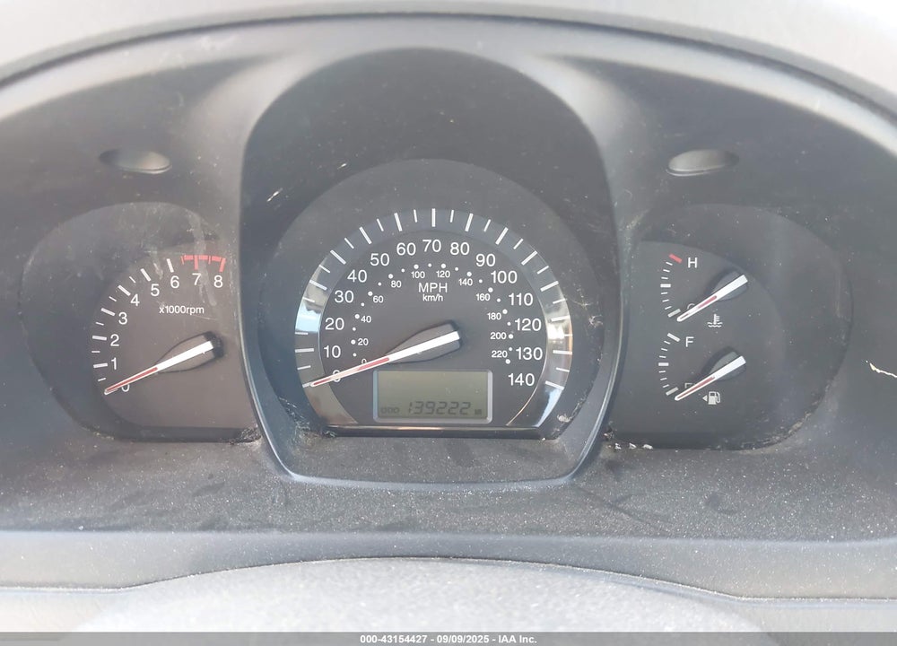2008 KIA SPECTRA VIN: KNAFE122485577450