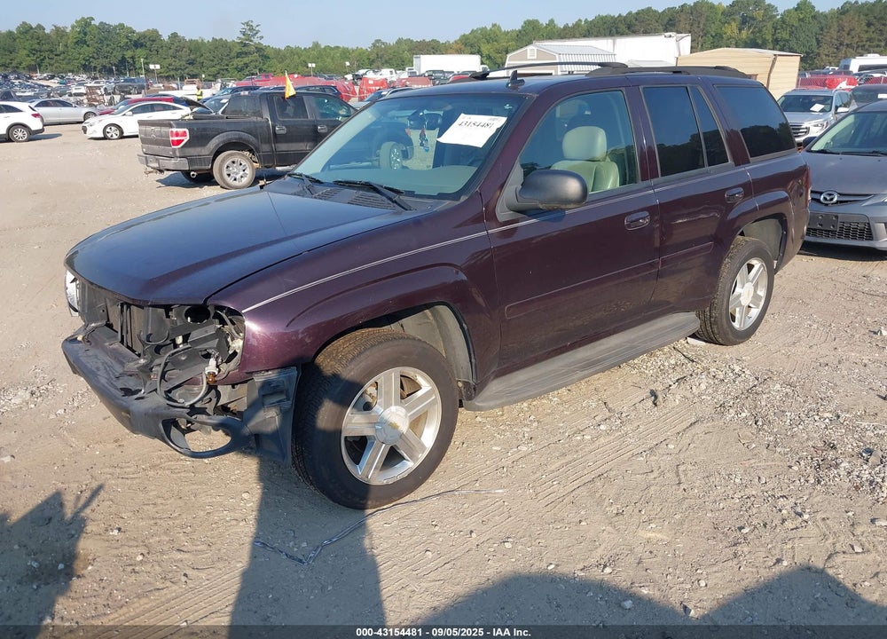 2008 CHEVROLET TRAILBLAZER LT VIN: 1GNDS13S682235427