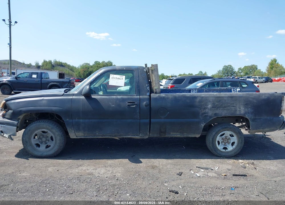 2004 CHEVROLET SILVERADO 1500 WORK TRUCK VIN: 1GCEK14X44Z324874