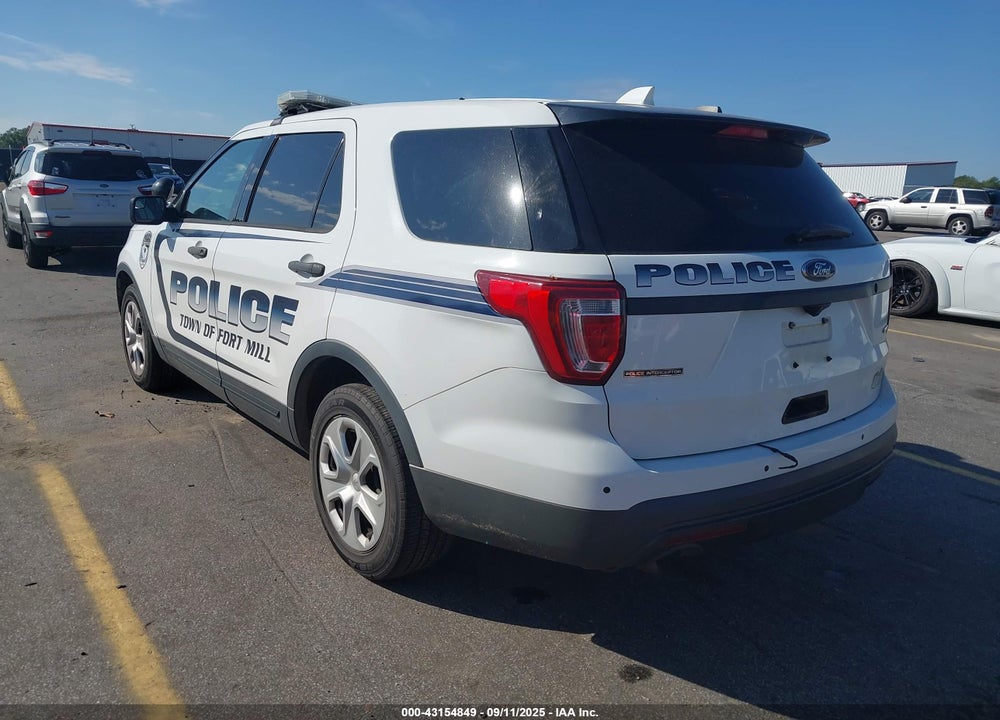 2017 FORD POLICE INTERCEPTOR UTILITY VIN: 1FM5K8AR3HGD93339