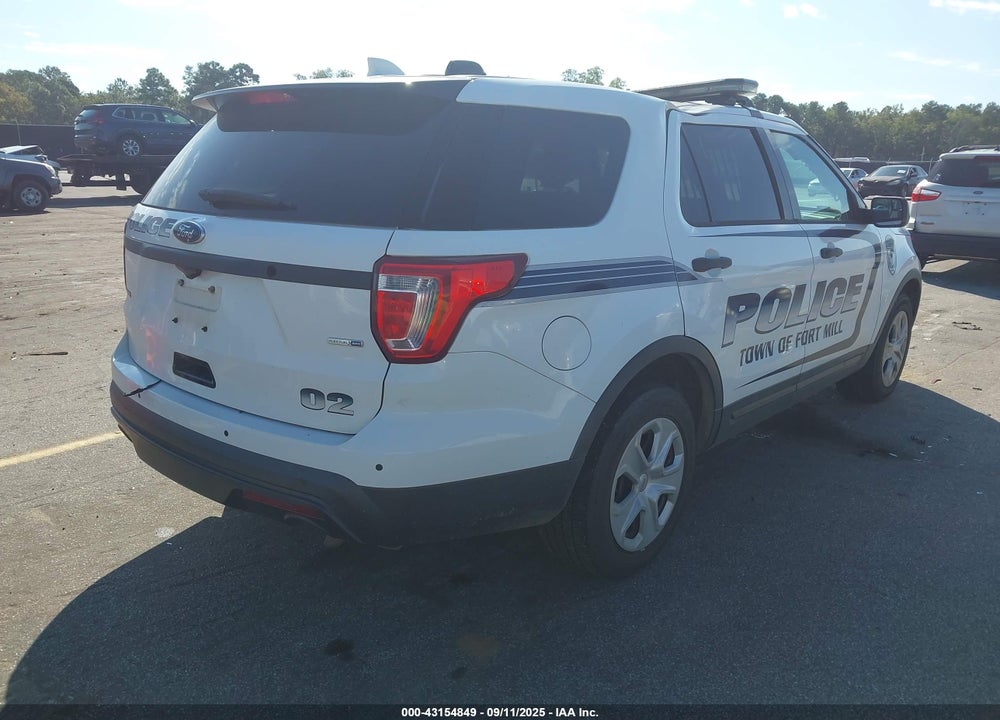 2017 FORD POLICE INTERCEPTOR UTILITY VIN: 1FM5K8AR3HGD93339