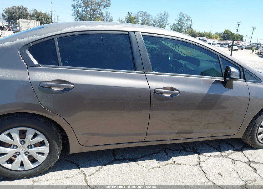 2012 HONDA CIVIC VIN: 2HGFB2F59CH539513