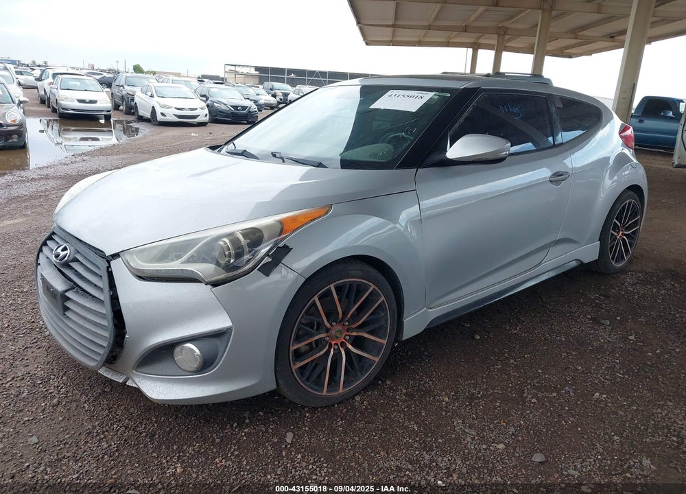 2016 HYUNDAI VELOSTER TURBO VIN: KMHTC6AE1GU279703
