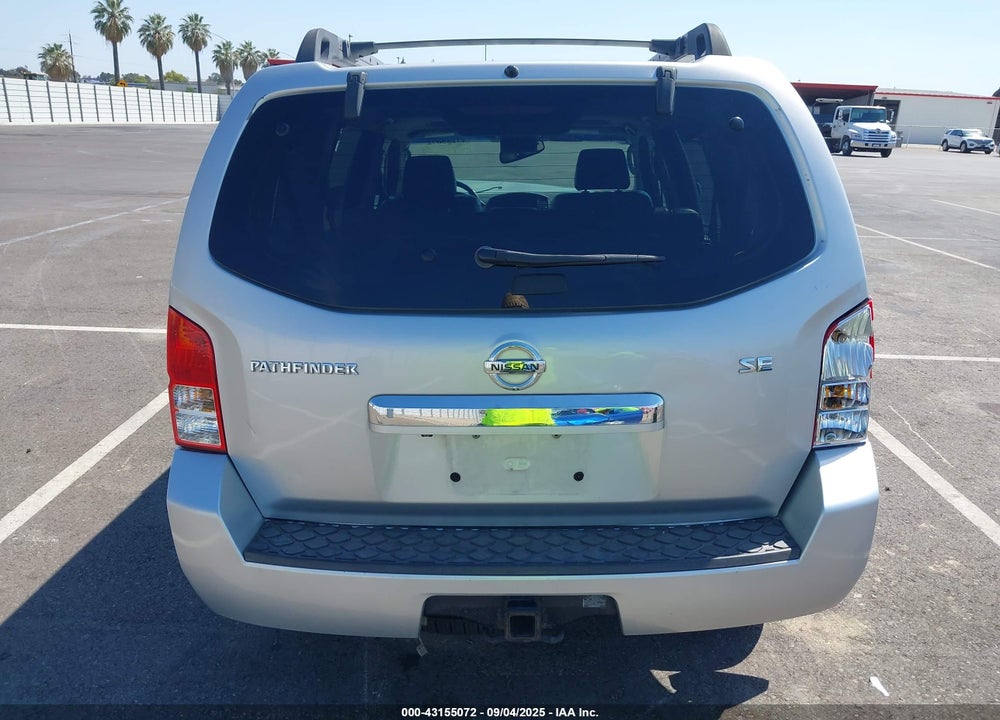 2008 NISSAN PATHFINDER SE VIN: 5N1AR18U48C624591