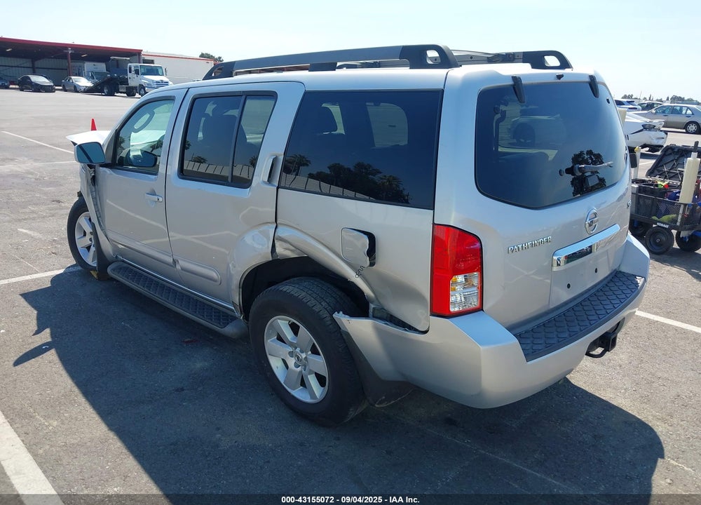 2008 NISSAN PATHFINDER SE VIN: 5N1AR18U48C624591