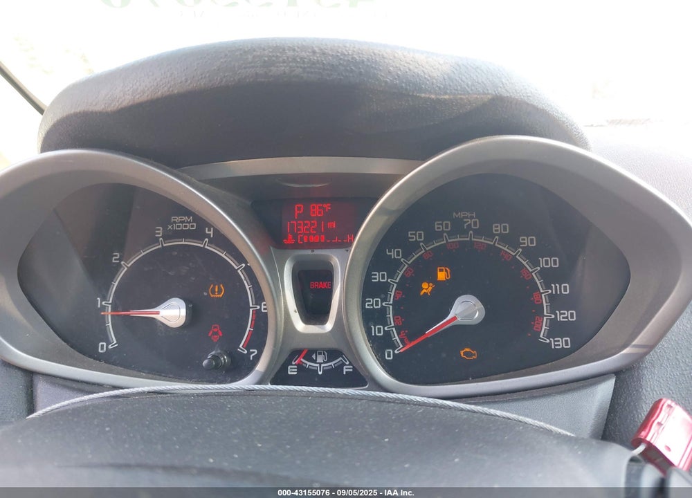 2013 FORD FIESTA VIN: 3FADP4BJXDM167937