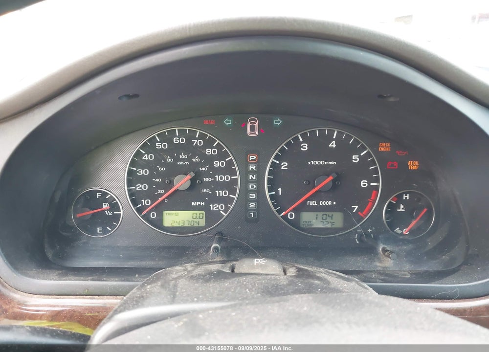 2003 SUBARU OUTBACK VIN: 4S3BH675737618806