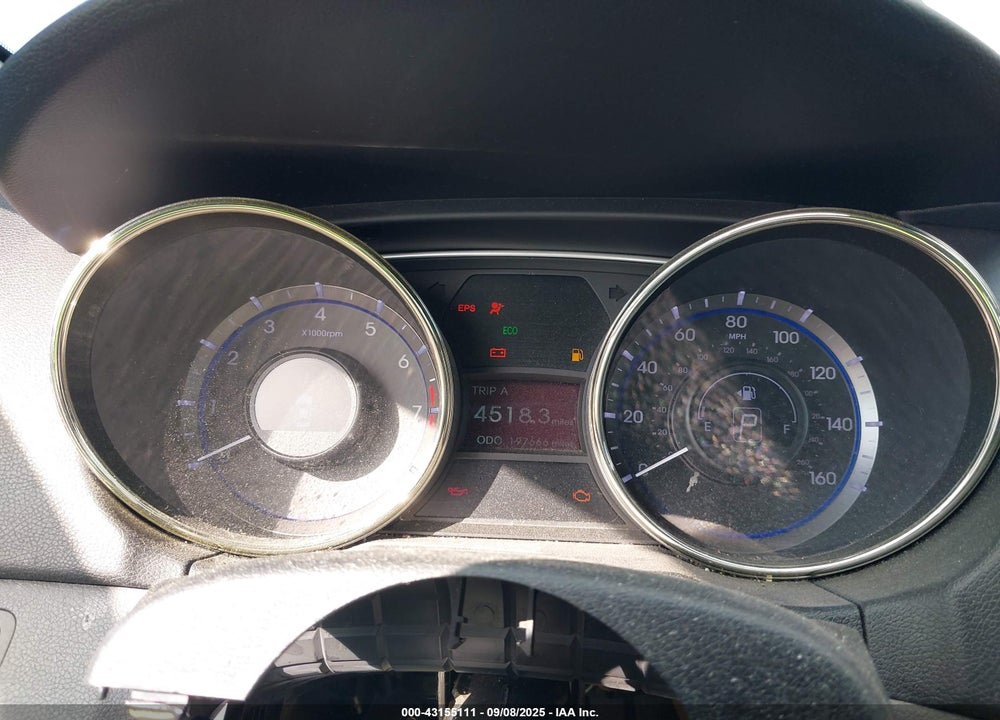 2011 HYUNDAI SONATA VIN: 5NPEB4ACXBH150252