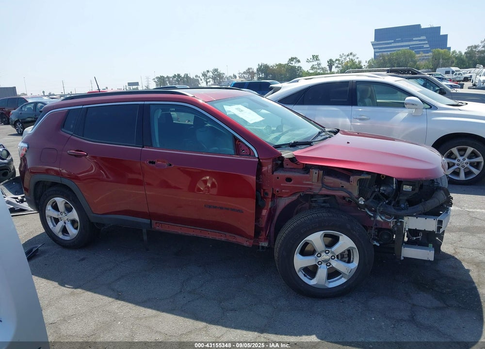 2021 JEEP COMPASS VIN: 3C4NJCBB9MT505921