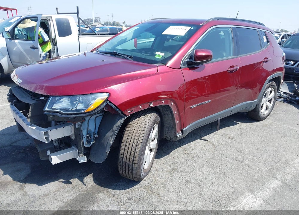 2021 JEEP COMPASS VIN: 3C4NJCBB9MT505921
